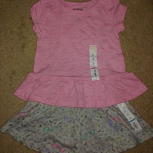 3T Jumping Beans Shirt and Skort Set